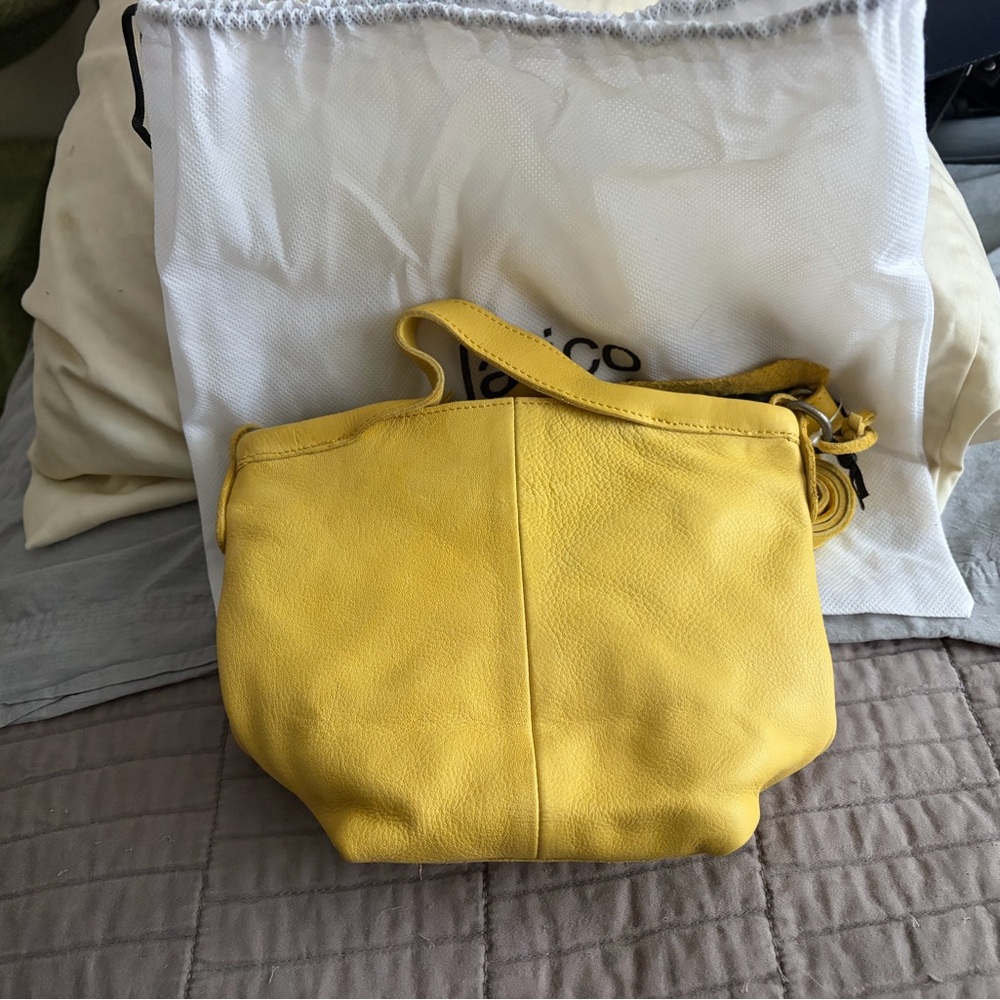 Latico Women's Mini Yellow Leather Bag - Picture 2 of 7